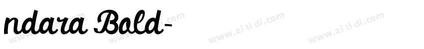 ndara Bold字体转换 ndara Bold字体转换